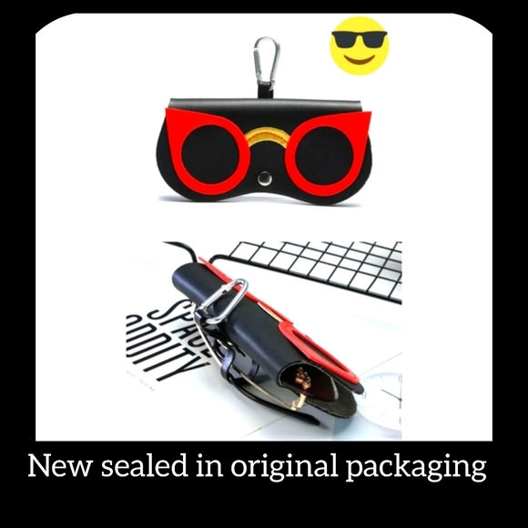 5/$25 Fun Sunglass holder, clip on, snap shut glasses or sunglasses case, NEW - Picture 7 of 9